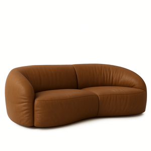 Sofá Sala Nuvem 170 Cm Conforto Premium Decorativo Orgânico:courino Sintético Marrom