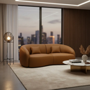 Ver imagem 3 de Sofá Sala Nuvem 170 cm Conforto Premium Decorativo Orgânico:Courino Sintético Marrom