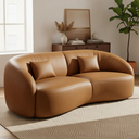 Ver imagem 4 de Sofá Sala Nuvem 170 cm Conforto Premium Decorativo Orgânico:Courino Sintético Marrom