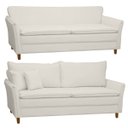 Ver imagem 5 de Sofá Living 3 Lugares Berlim 185cm Bouclê Confortável Moderno Braço Fino Sala Apartamento Recepção:B