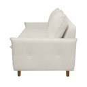 Ver imagem 6 de Sofá Living 3 Lugares Berlim 185cm Bouclê Confortável Moderno Braço Fino Sala Apartamento Recepção:B