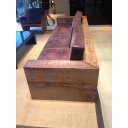 Ver imagem 3 de Sofá em Peroba Rosa Rústica de Demolição:Comp250xAlt60xLarg95/Marrom