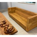 Ver imagem 1 de Sofá em Peroba Rosa Rústica de Demolição:Comp250xAlt60xLarg95/Marrom