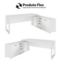 Ver mais imagens de Mesa Industrial 1,50m C/ Armário e Cx de Tomadas Pé Metal F5