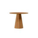 Ver imagem 1 de Mesa de Jantar Redonda com Tampo em Mdf Isis Ypê 100cm