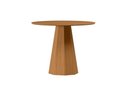 Ver imagem 4 de Mesa de Jantar Redonda com Tampo em MDF Isis Ypê 100cm
