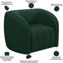 Ver imagem 7 de Kit Sofá 5 Lugares para Sala 332cm com 01 Poltrona Lazio M03 Veludo Verde - Lyam Decor