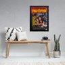 Quadro Poster do Filme Pulp Fiction 45x34cm:madeira Branca - 2