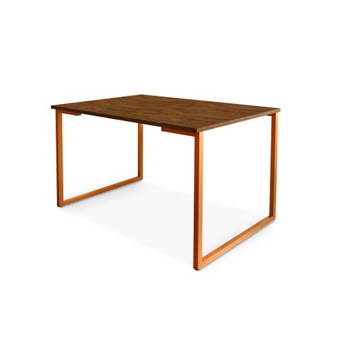 Mesa de Jantar Industrial Aço 4 Lugares 1,20x0,80 Klm Store