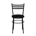 Ver imagem 2 de Cadeira Epoxi Preta para Cozinha:preto