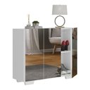 Ver imagem 1 de Sapateira Com Espelho 3 Portas Nina Multimóveis V6023 Branca Branco