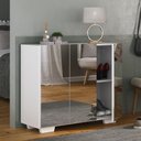 Ver imagem 6 de Sapateira Com Espelho 3 Portas Nina Multimóveis V6023 Branca Branco