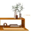 Ver imagem 5 de Rack Nicho Modulo Suspenso 3 Porta Tela Rattan Palina 217 cm Cor:Madeira