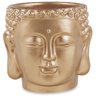 Cachepot Buda Dourado em cimento - 1
