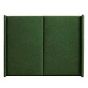 Ver imagem 2 de Cabeceira Cama Casal 156cm Estofada Linho ou Veludo Editável Cor:linho Moderno Verde