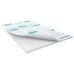 Chapa de Policarbonato Alveolar Cristal 1,05x3,00x4mm - 2