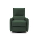 Ver imagem 2 de Poltrona do Papai Sala de Estar Reclinável Palace Usb e Usb-c Gira Balança Couro Verde G40 - Gran Be