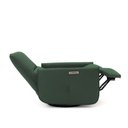 Ver imagem 6 de Poltrona do Papai Sala de Estar Reclinável Palace Usb e Usb-c Gira Balança Couro Verde G40 - Gran Be