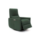 Ver imagem 5 de Poltrona do Papai Sala de Estar Reclinável Palace Usb e Usb-c Gira Balança Couro Verde G40 - Gran Be