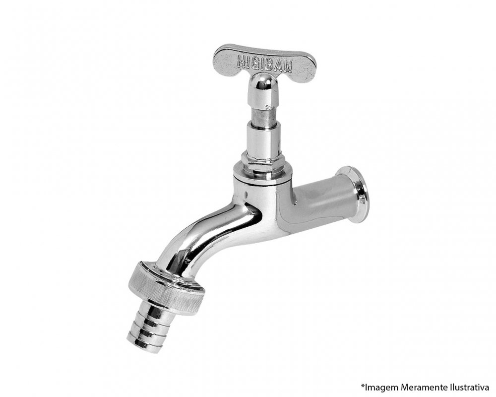 Torneira Jd Metal Higiban Crom 1128 1/2-3/4 212333 Blister - 1