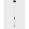 Lustre Luminária Pendente Cristal Bolhas Gota Led Integrado Cor Preto 110v/220v - 1