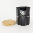 Ver imagem 4 de Potiche de Ceramica com Tampa de Bambu Turim Preto P