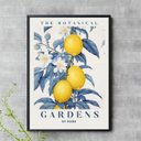Ver imagem 1 de Quadro Botanical Gardens - Azul e Amarelo 33x24cm - com Vidro:moldura Preta