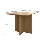 Ver imagem 4 de Conjunto Sala de Jantar Retangular Mesa Helo 120cm e 04 Cadeiras Josi Poliman Móveis