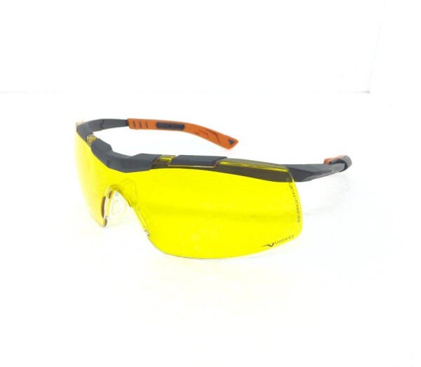 Óculos PROTEÇÃO Esportivo UNIVET 5x6 Noturno Lentes Amarelas Anti Reflexo ultra leve CICLISMO CORRID - 2