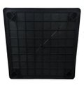 Ver imagem 4 de Kit 5 Mesa Plástica Quadrada Desmontável Preta 83cm Gibafer