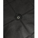 Ver imagem 5 de Kit 5 Mesa Plástica Quadrada Desmontável Preta 83cm Gibafer