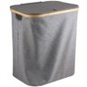 Cesto com Tampa para Lavanderia com Bambu GREY Mimo STYLE BH20406 7621 - 1