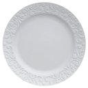 Ver imagem 1 de Prato Raso Redondo 26,5cm em Porcelana com Relevo Tassel Germer Branco