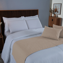 Ver imagem 2 de Peseira de Cama Comfort 5 Pçs King Almofadas Cheias Cáqui