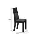Ver imagem 7 de Conjunto Mesa Tampo de Vidro Preto Florença e 6 Cadeiras Havaí Leifer