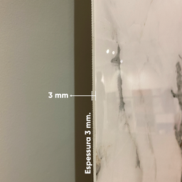 Revestimento Flexível Placa Mármore Carrara Gold 1.22x2.44m Woopo - 7