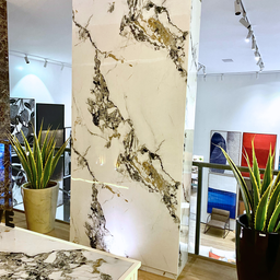 Revestimento Flexível Placa Mármore Carrara Gold 1.22x2.44m Woopo - 6