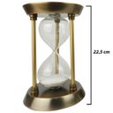 Ver imagem 2 de Ampulheta em Metal Tamanho Médio Bronze 22,5 cm