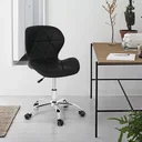 Ver imagem 5 de Cadeira Office Eiffel Slim Base Giratória Preta | Cromada
