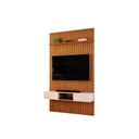 Ver imagem 3 de Painel com Bancada para Tv até 60 Polegadas Ripado Dj Móveis Trento 143 Freijó Off