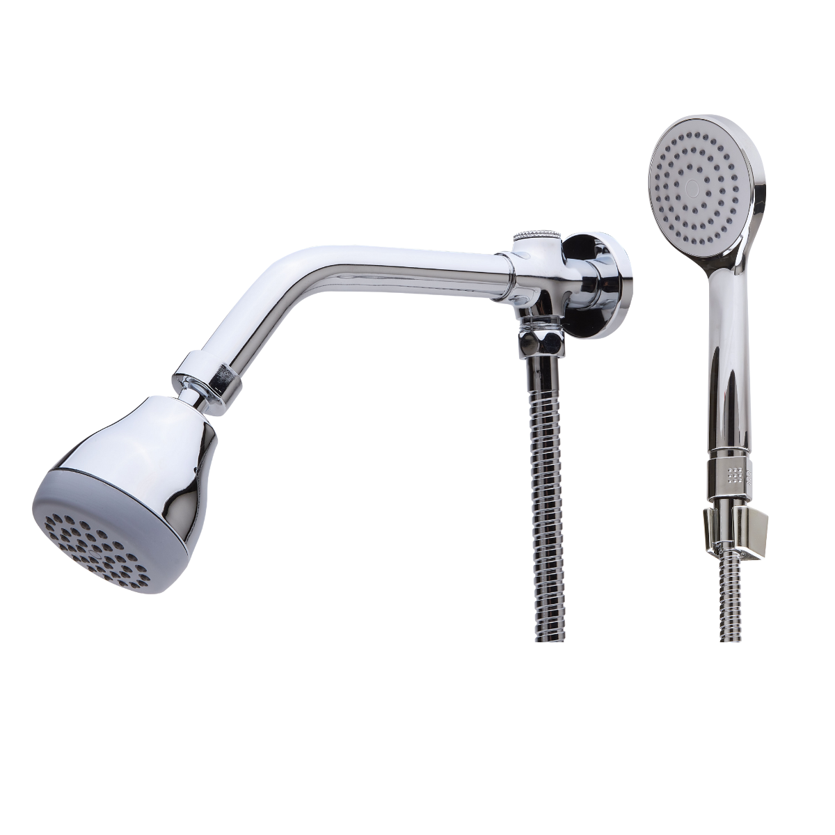 Ducha Chuveiro Pop Luxo Articulado com Desviador e Ducha Manual Aquecedor Solar e Gas - 1