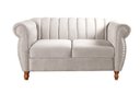 Ver imagem 3 de Conjunto Realeza 2 e 3 Lugares Cor:Suede Bege 080