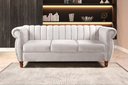 Ver imagem 2 de Conjunto Realeza 2 e 3 Lugares Cor:Suede Bege 080