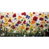 Quadro Decorativo Floral Contemporâneo, Tela em Canvas , Ideal para Ambiente de Sala e Quarto - 2