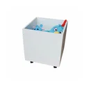 Ver imagem 1 de Baú com rodízios em mdf multiuso infantil para brinquedos