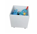 Ver imagem 2 de Baú com rodízios em mdf multiuso infantil para brinquedos