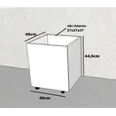 Ver imagem 3 de Baú com rodízios em mdf multiuso infantil para brinquedos