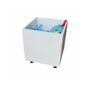 Ver imagem 1 de Baú com rodízios em mdf multiuso infantil para brinquedos