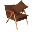 Ver imagem 2 de Kit 2 Poltronas decorativa Monalisa Luxo Dora Bela 0120