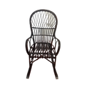 Ver imagem 2 de Cadeira de Balanço em Vime Preto